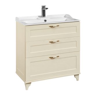 Тумба под раковину Акватон Леон H 80см дуб бежевый 1A187801LBPR0